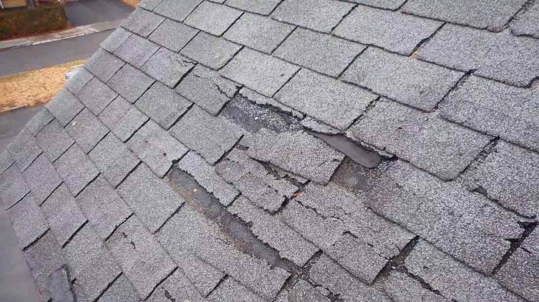 Damaged Shingles