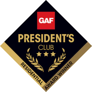 Best Hampton Roads Roof Repair Services - Virginia Trusted Roofers 3 GAF Presidents Club 3-Star Roofing Award