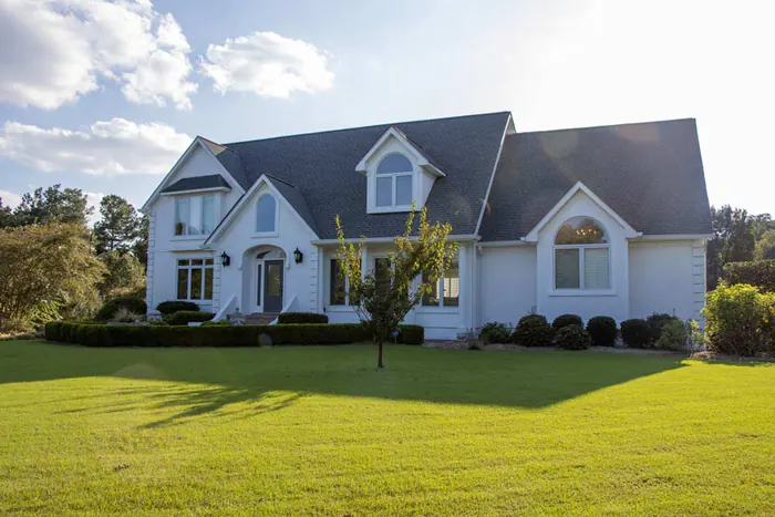 Completed shingle roof by Hampton Roads roofing company Best Roofing of Virginia
